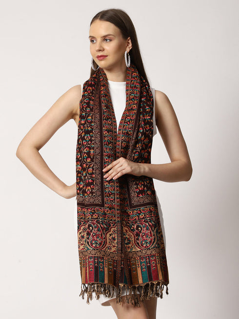 Women's Jamawar Wool Stole